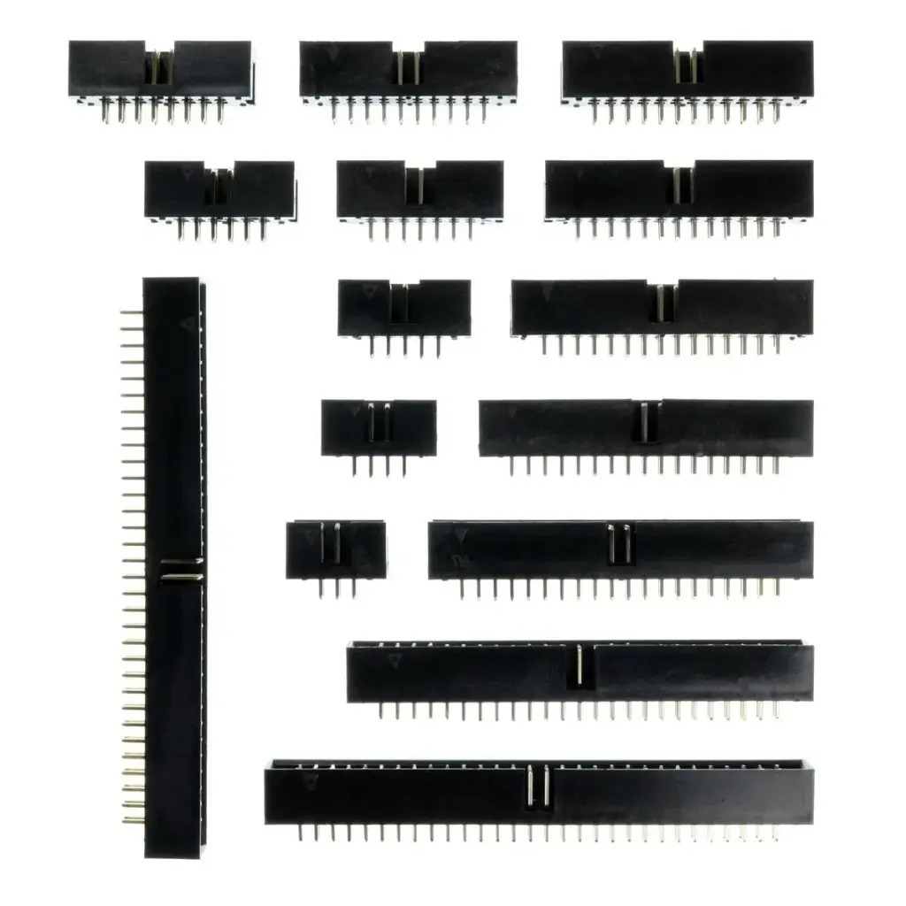 DC3 2.54mm Straight Pin Header Connector (2 Rows)