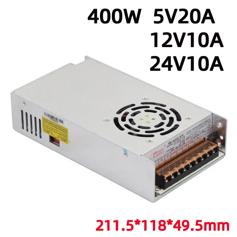 WANGMA Powersupply 5V/12V/24V Output 400W WM-400A