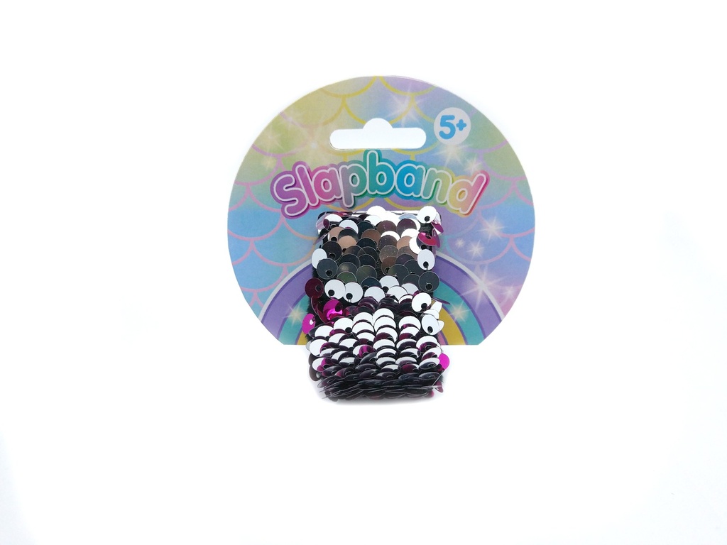 Girls Only Sequin Slapband Asst (12 pcs)