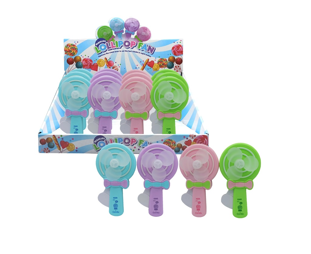 Lollipop Fan 17cm (12 pcs)