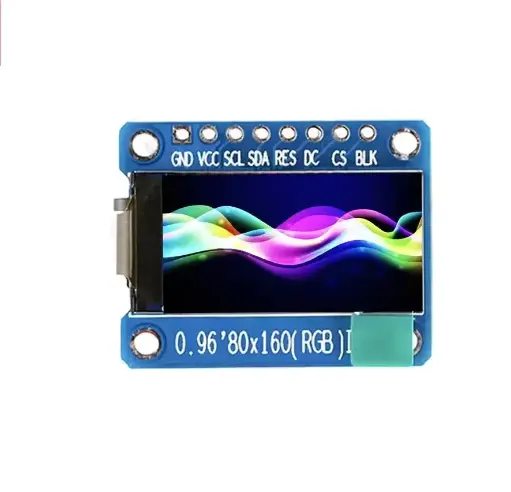 [LCDFCIPS096] 0.96 Inch Full Color IPS LCD Screen 80x160 65K Colors ST7735 Driver 3.3V SPI OLED Replacement