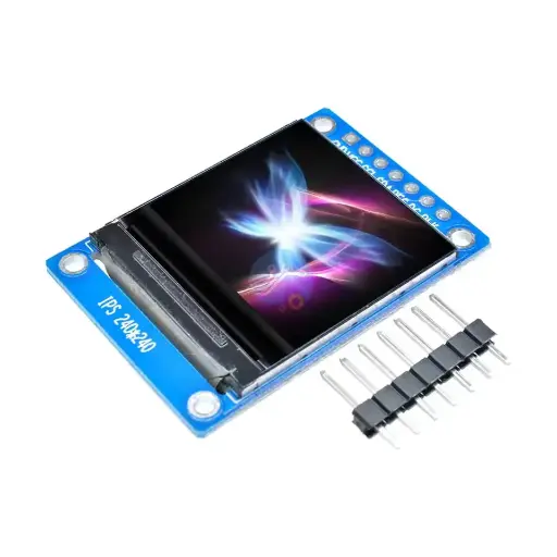 [LCDFCIPS130] 1.3 Inch Full Color IPS LCD Screen 240x240 ST7789 Driver 3.3V SPI OLED Replacement
