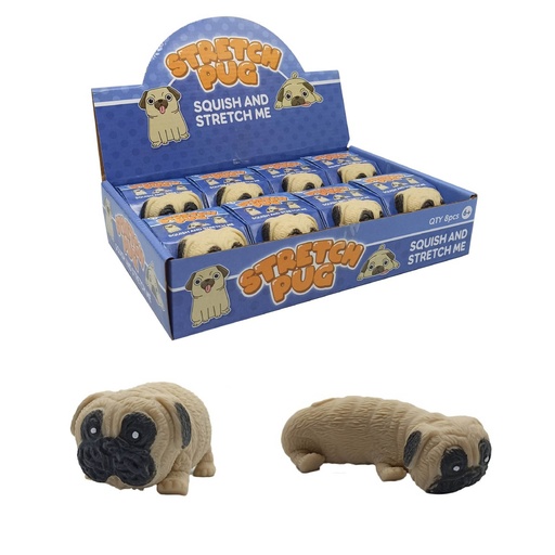 [NJK-STPUGB] Stretch Brown Pug (8 pcs)