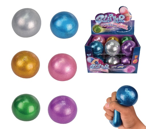 [NBA-SQG] Glitter Squeeze Ball 7cm (12 pcs)