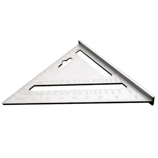 [TP7AMM] 7 Inch Aluminium square triangle protractor