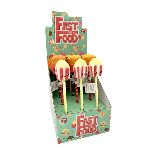 [NST-SQPFF] Squishy Pen - Fast Food (12 pcs)