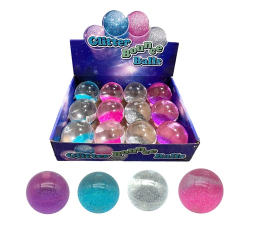 [NBA-GLIT] Glitter Bouncing Ball 6.5cm (12 pcs)