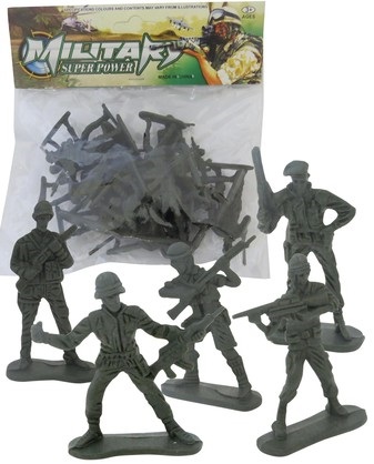 [NBB-XI100] Army Men 20pcs Pack (12 Bags)