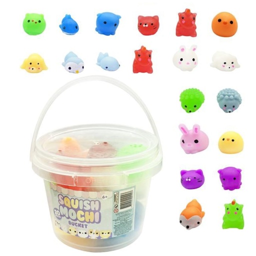 [NSQ-MOB] Squish Mochi Bucket 20pc (6 pcs)