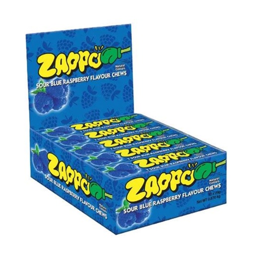 [NCZCB] Zappo Chew Blue Raspberry Flavour Display Box (30pcs)