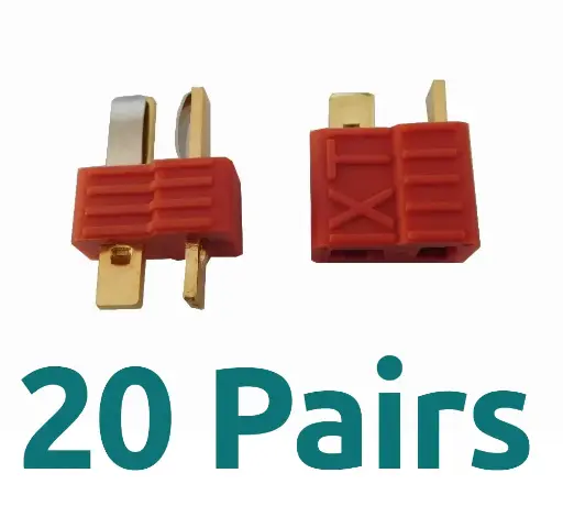 [TPLGP20] Non-Slip T-Type Plug - 20 Pairs